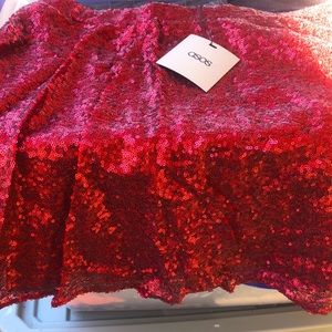 NWT ASOS flutter Mini Skirt